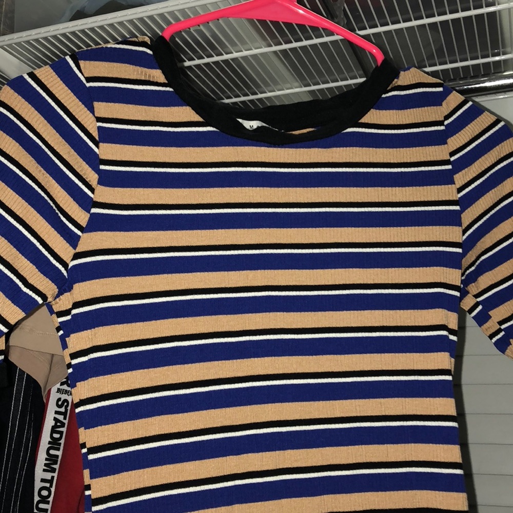 F21 retro ringer knit tee